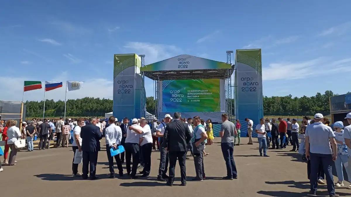 6 июльдә «Казан Экспо " күргәзмә үзәгендә «Агроволга 2022»Халыкара агросәнәгать күргәзмәсе ачылды.