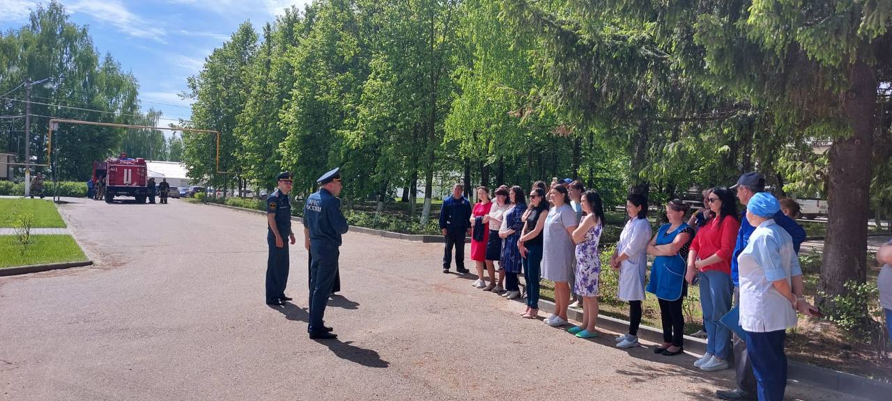 On June 2, the next training on working out skills and actions in case of a fire in an administrative building took place at the State Enterprise "Elite" JSC